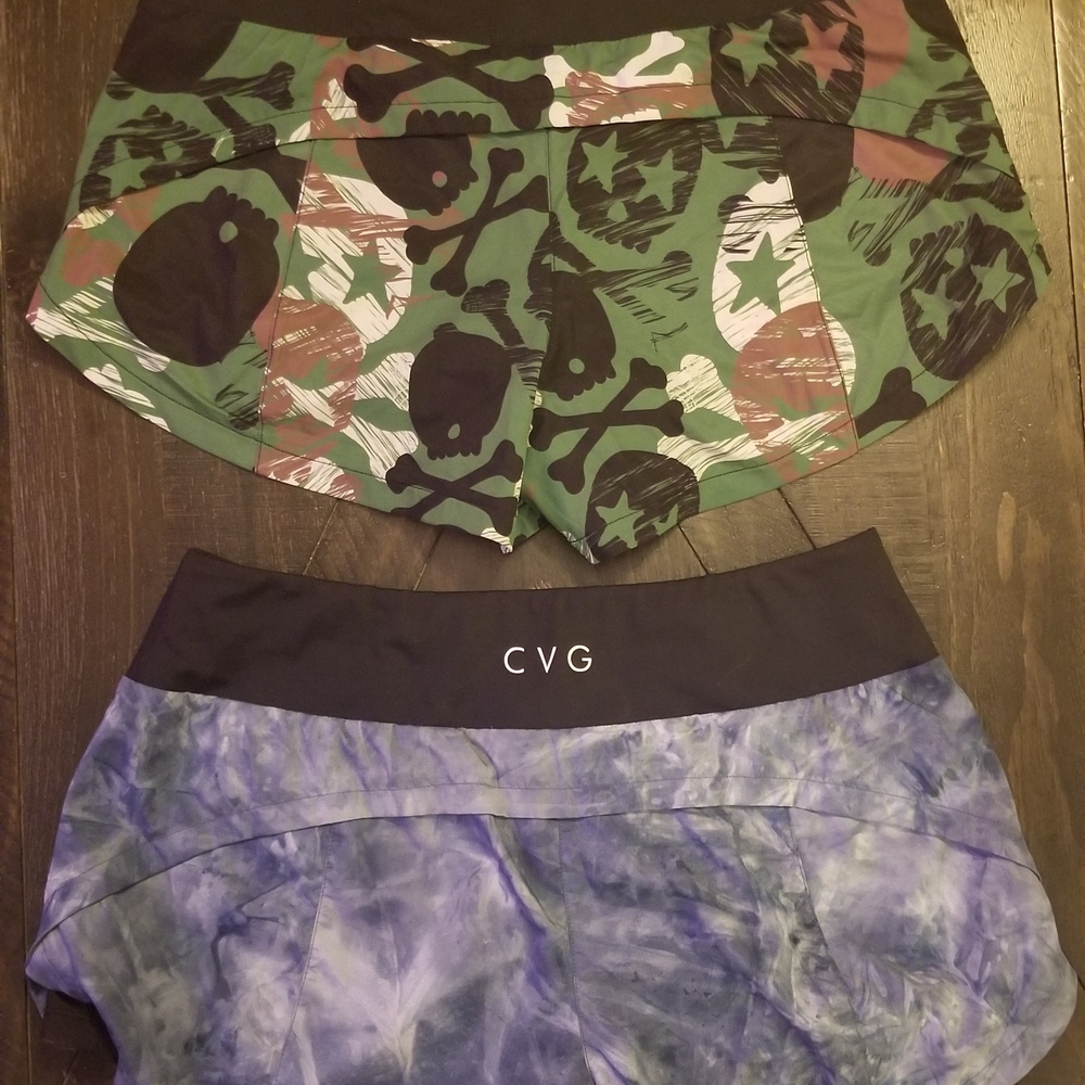 Constantly Varied Gear Women's Athletic Shorts - Camouflage and Tie-Dye